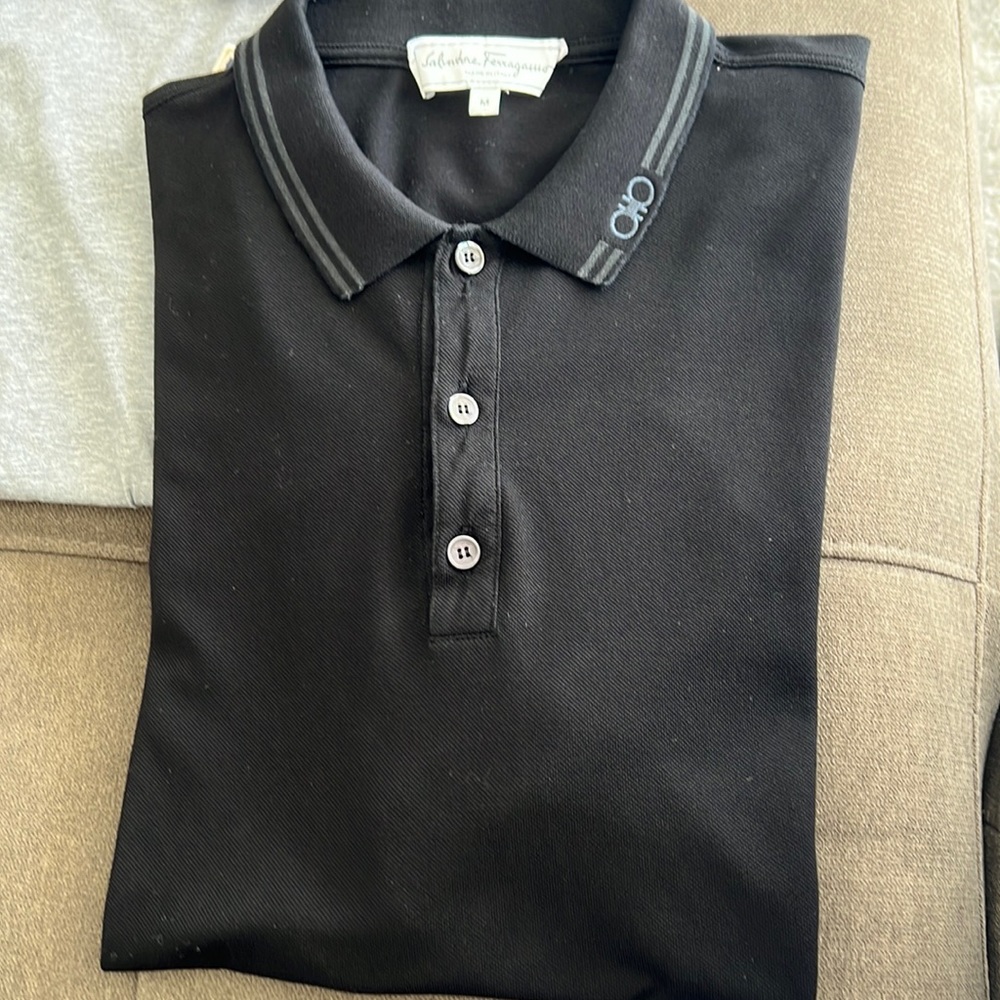 Ferragamo Basic Cotton Polo - image 1